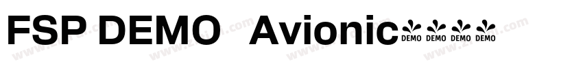 FSP DEMO   Avionic字体转换